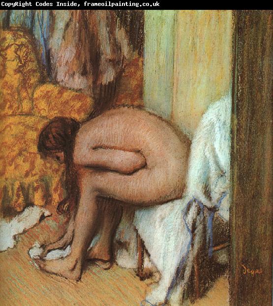 Edgar Degas Nude Woman Drying her Foot